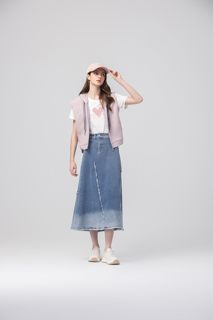 abito甜美立體網紗愛心上衣