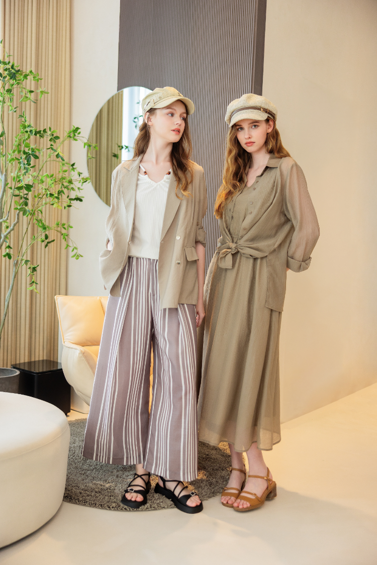 abito質感顯瘦木珠上衣