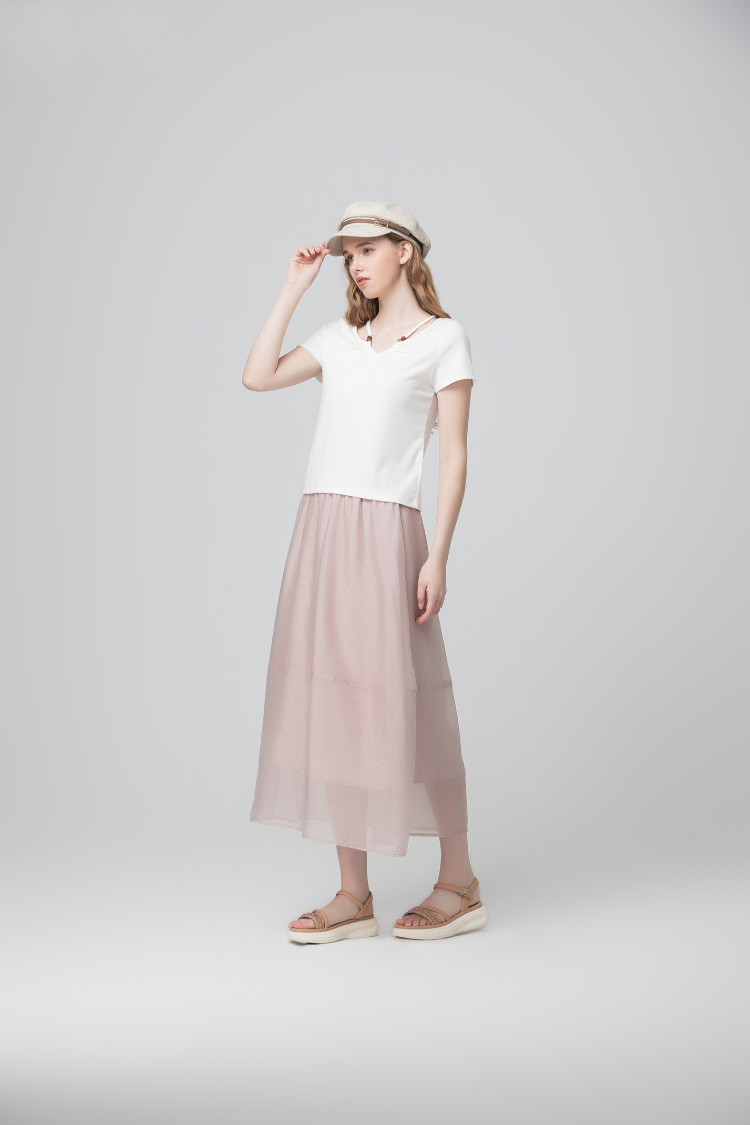 abito質感顯瘦木珠上衣