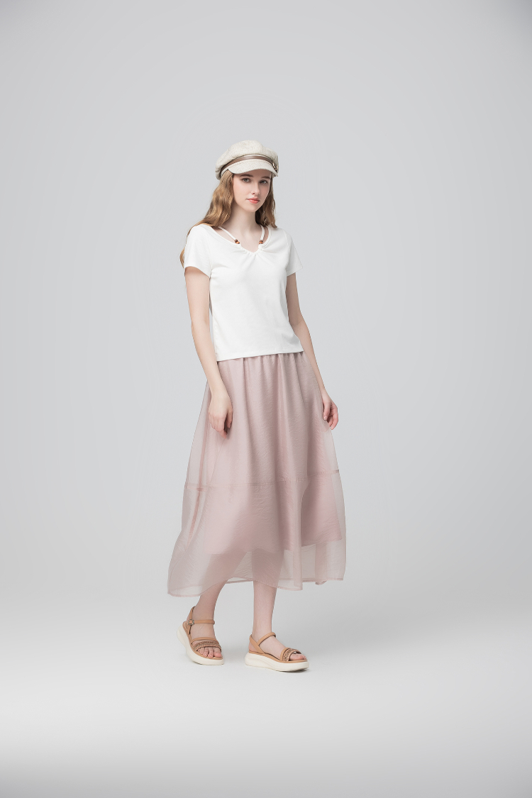 abito質感顯瘦木珠上衣