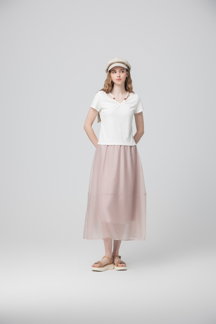 abito質感顯瘦木珠上衣