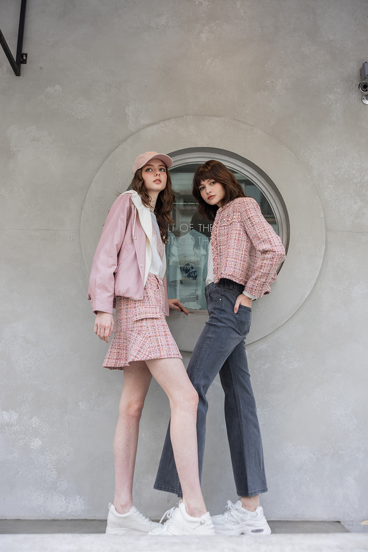 abito高腰雙釦喇叭褲