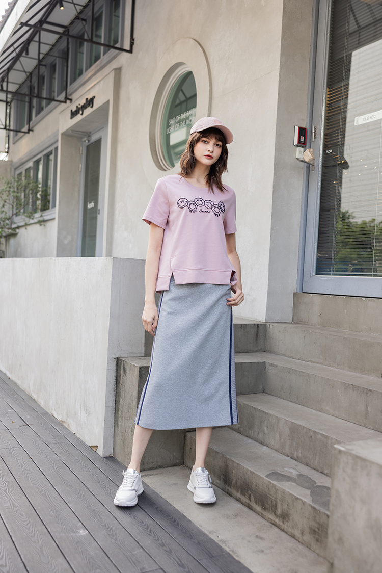 abito日常休閒棉質長裙