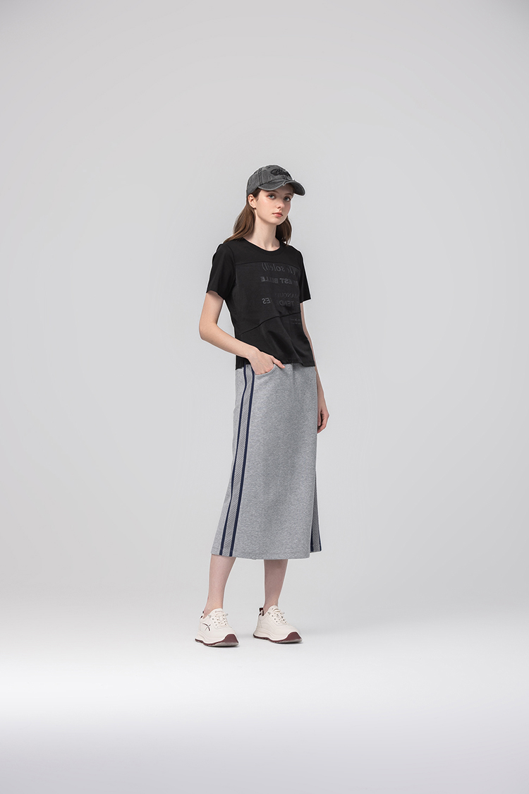 abito日常休閒棉質長裙