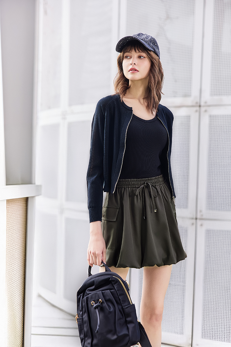 abito率性氣球感短裙