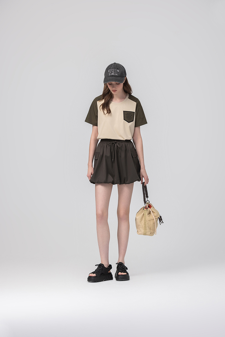 abito率性氣球感短裙