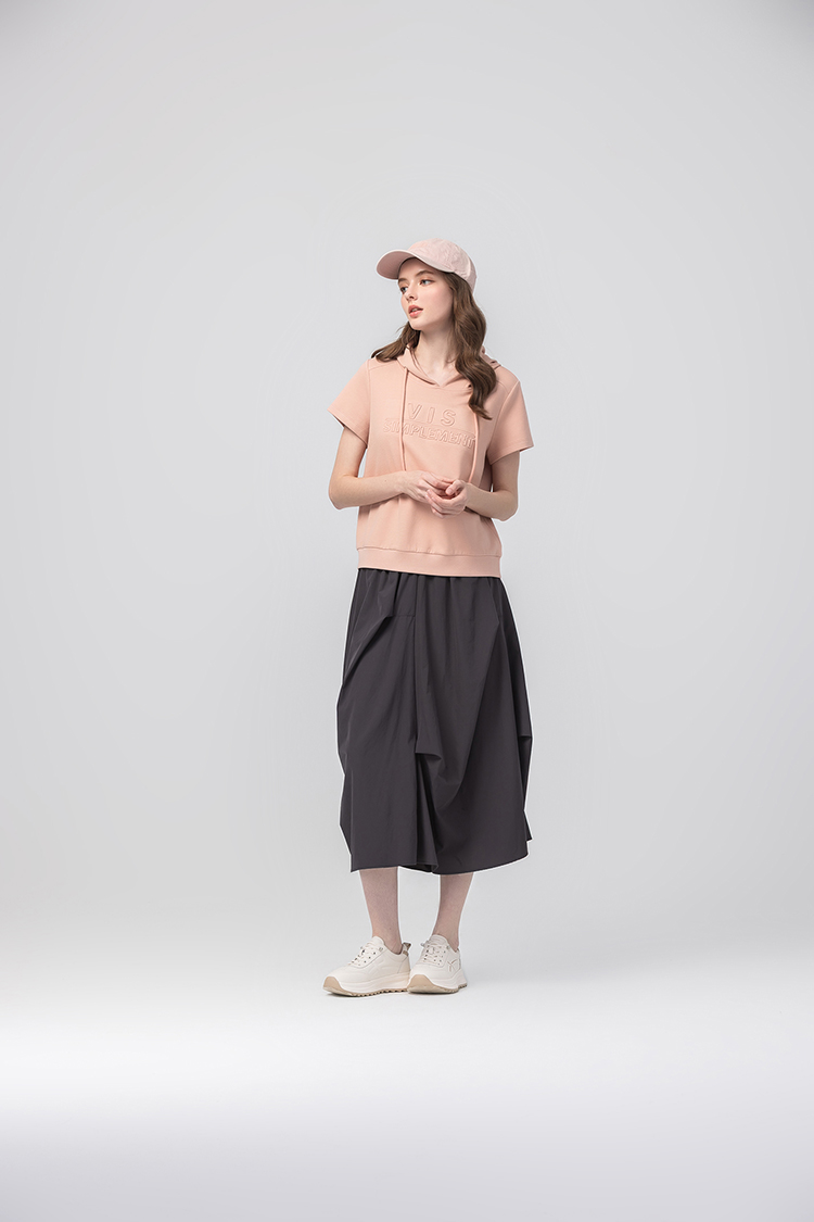 abito不對稱造型設計長裙