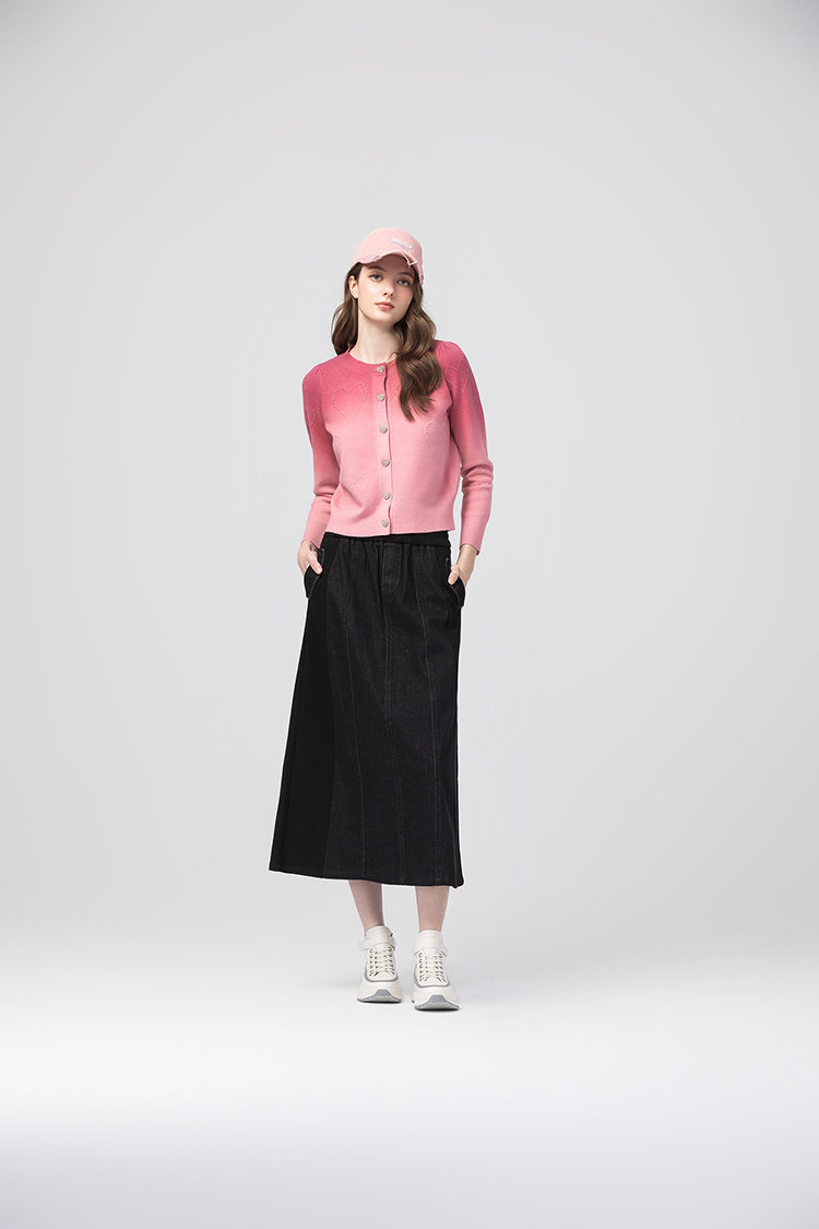 abito甜美愛心緹花外套