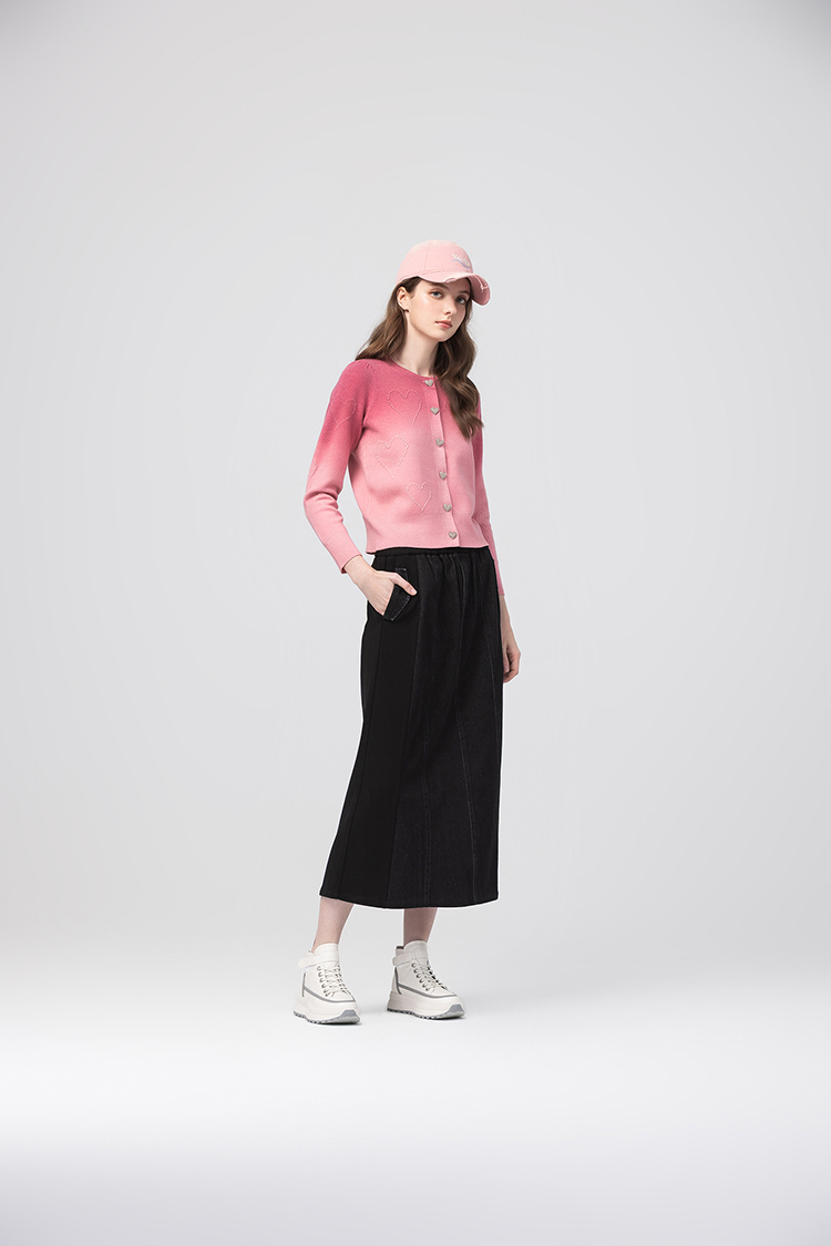 abito甜美愛心緹花外套