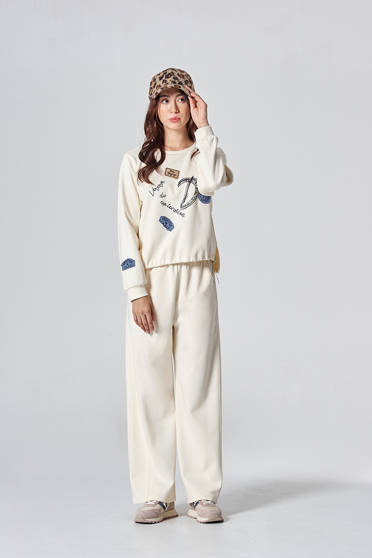 DITA運動風休閒彎刀褲