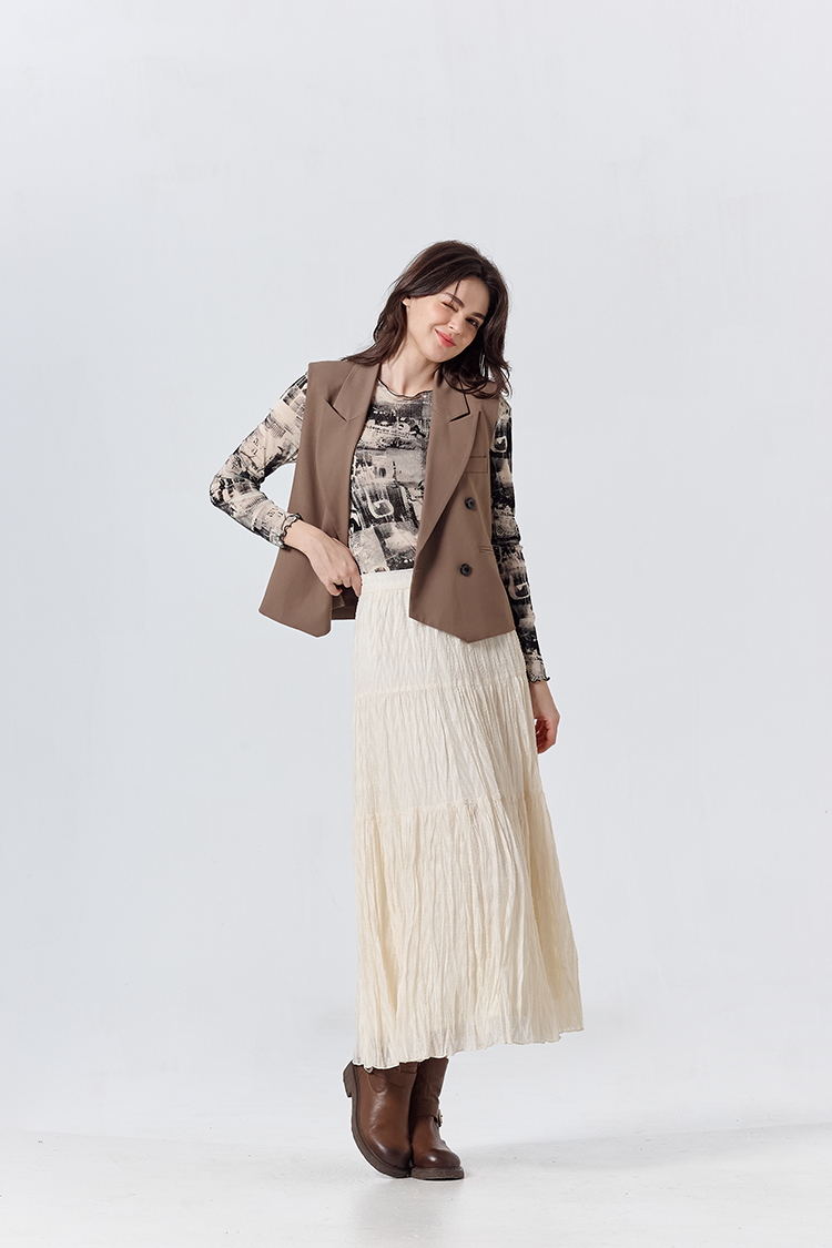 DITA浪漫薄紗組織蛋糕裙