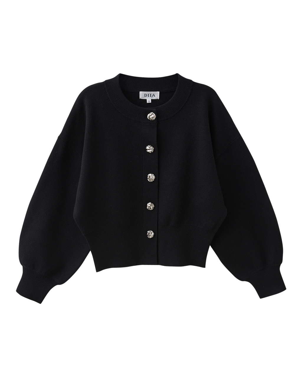 DITA日系澎袖短版針織外套