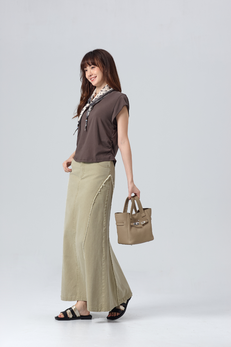 DITA法國袖修身上衣