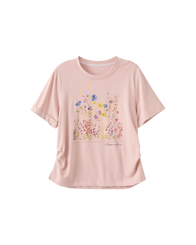 DITA休閒花朵印花上衣