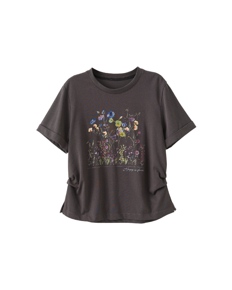 DITA休閒花朵印花上衣