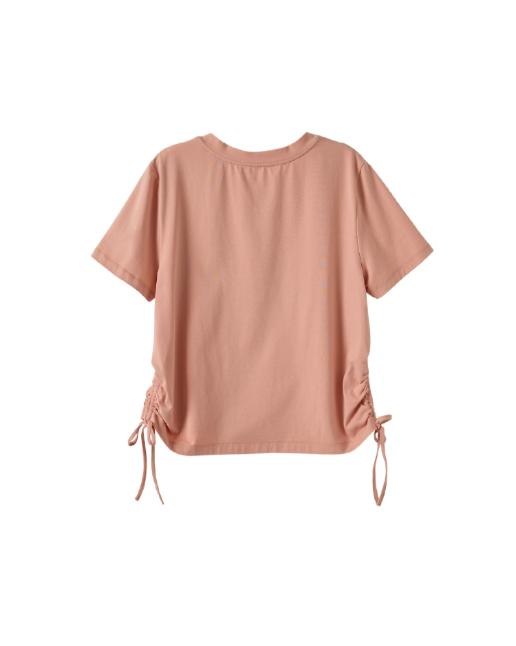 DITA特殊印花工藝抽繩上衣