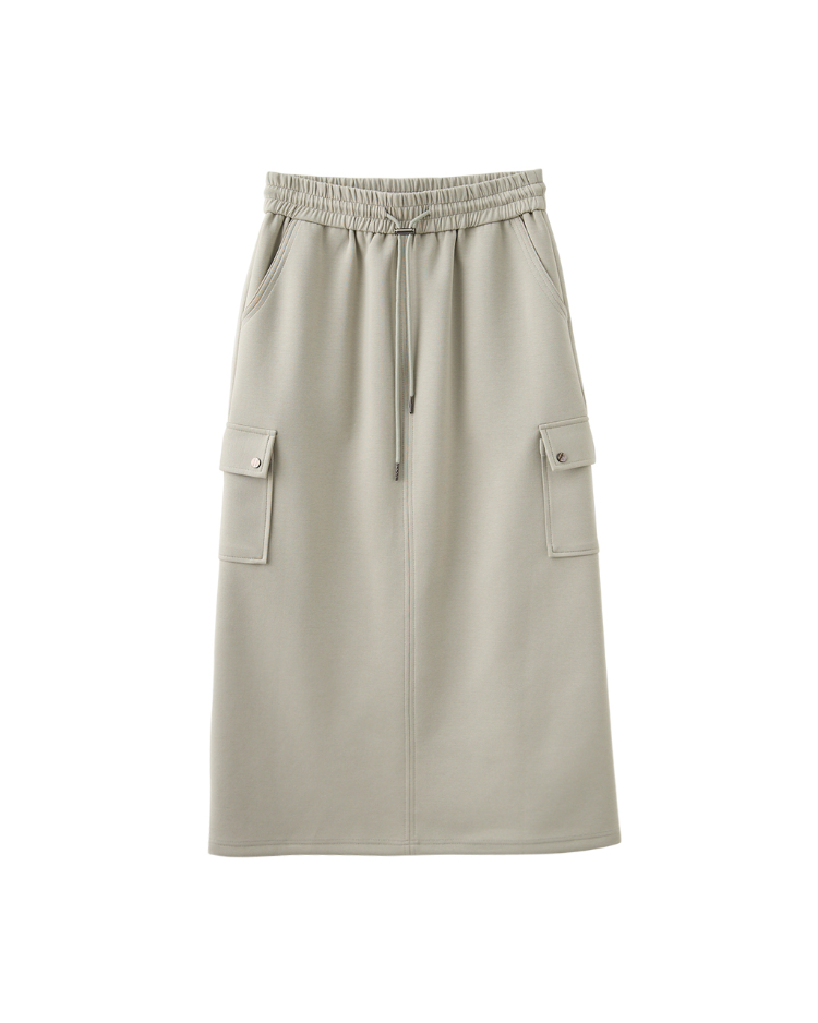 DITA運動風抽繩A字裙