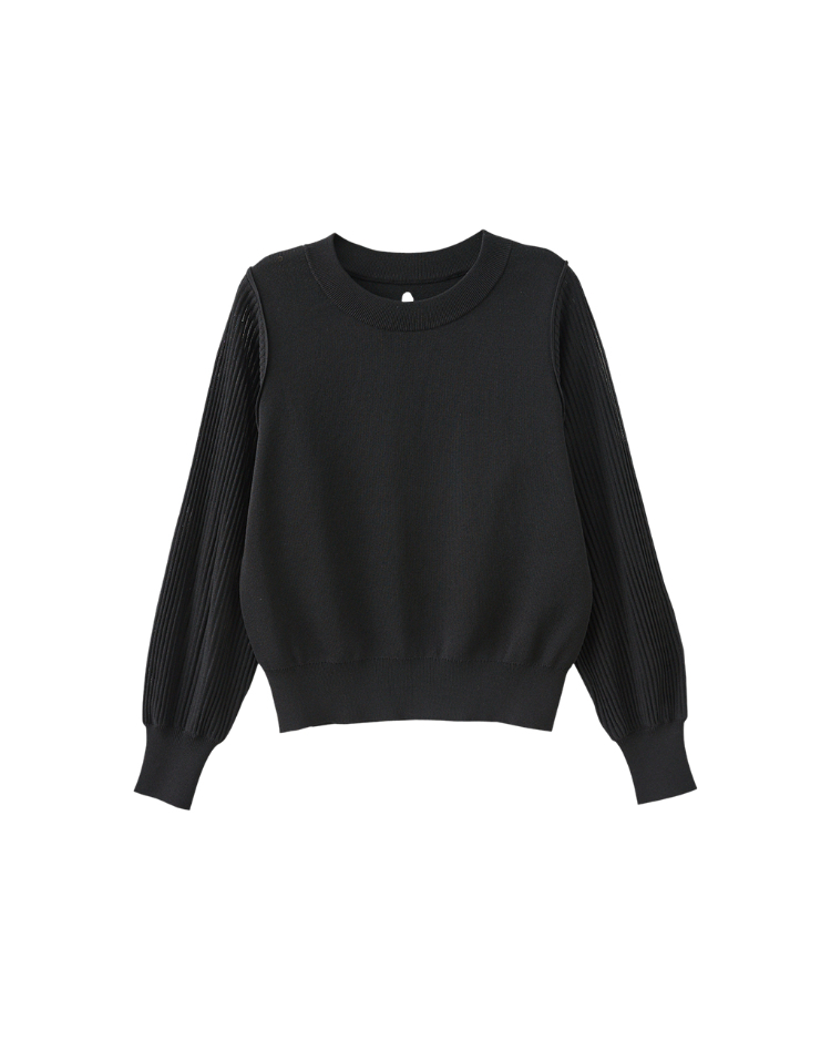 DITA微透膚優雅針織上衣