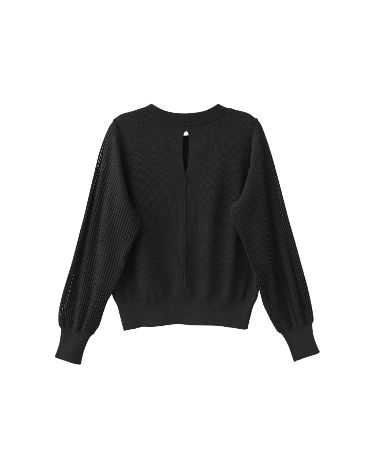 DITA微透膚優雅針織上衣