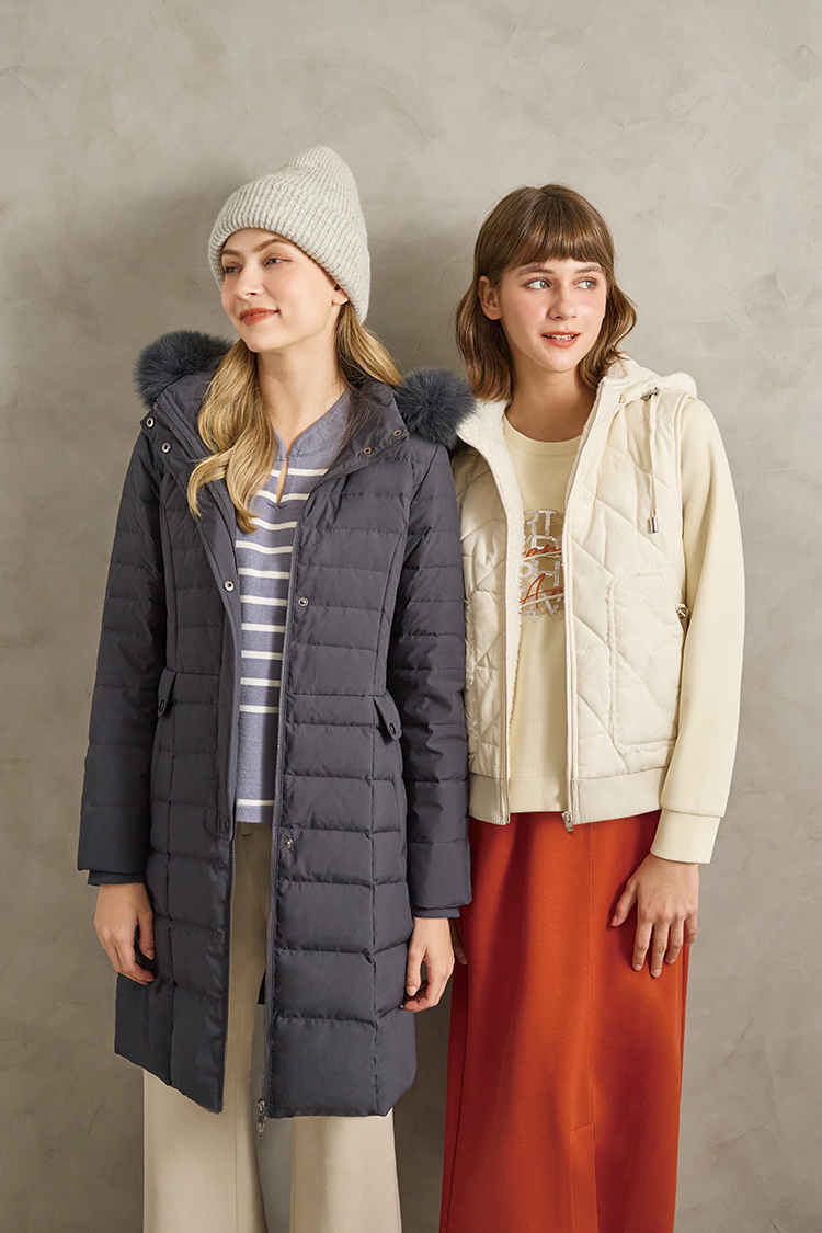 JOAN前開岔彈性A字裙