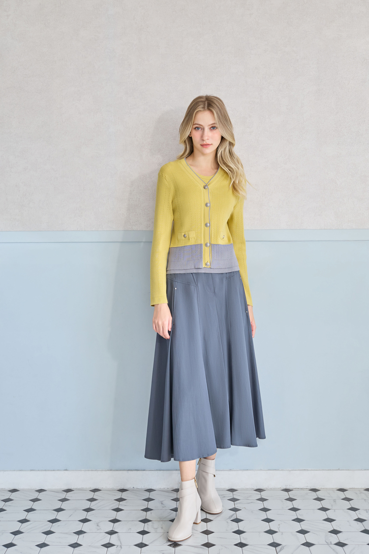 JOAN簡約修身八片裙