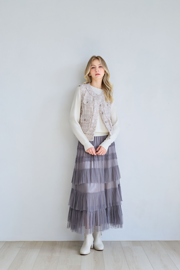 JOAN浪漫網紗蛋糕裙