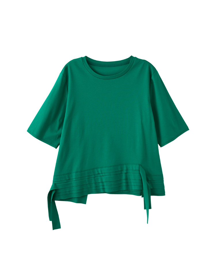 DENOVO設計感層次短袖上衣