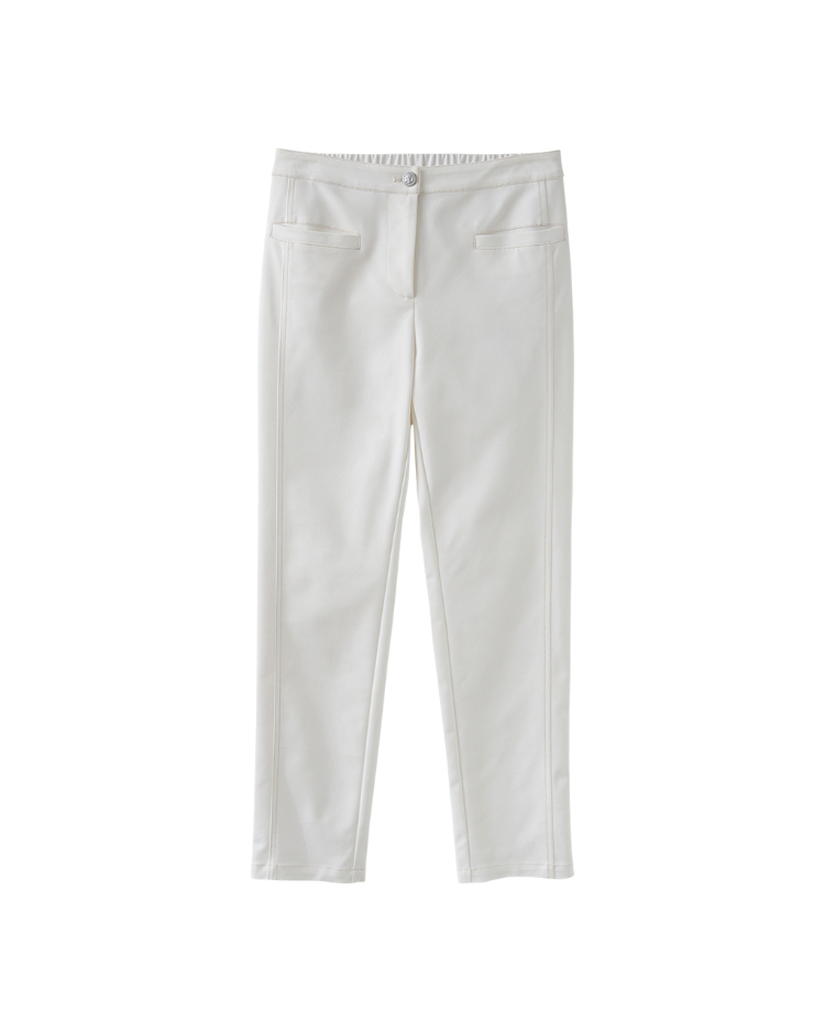 DENOVO都會舒適彈性職裝直筒褲