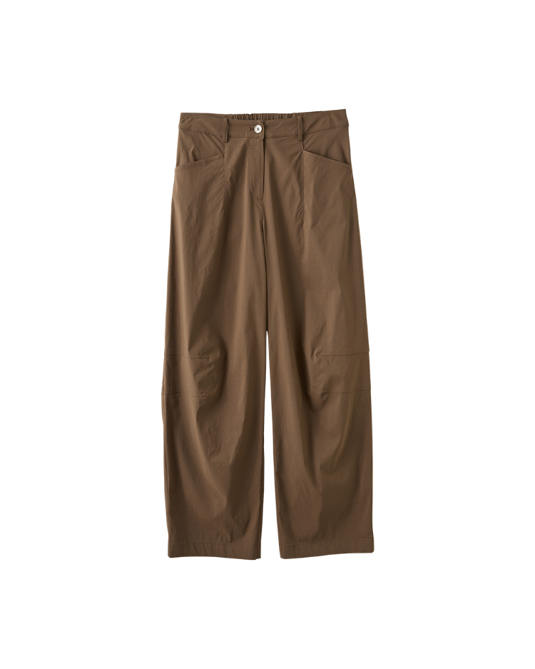 DENOVO都會輕量尼龍混紡彎刀褲